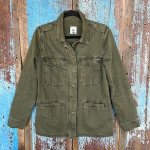Billabong Green Military Army Jacket Women’s Small